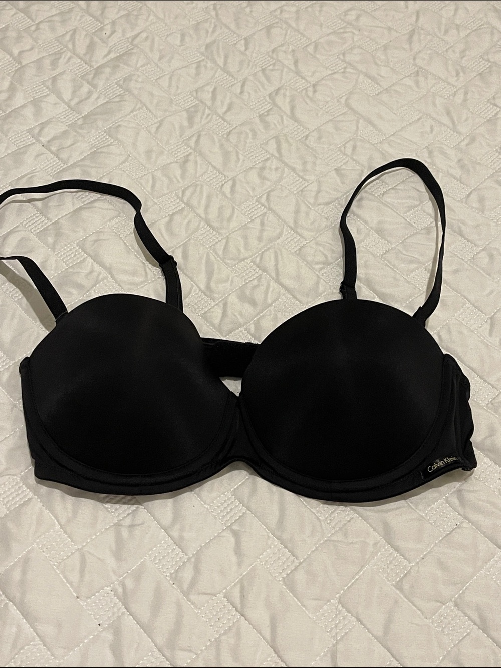 Calvin Klein Black Smooth Molded strapless, convertible, push up Bra